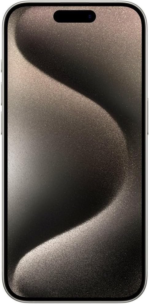 Apple iPhone 15 Pro, 1TB, Natural Titanium - Unlocked (Renewed)