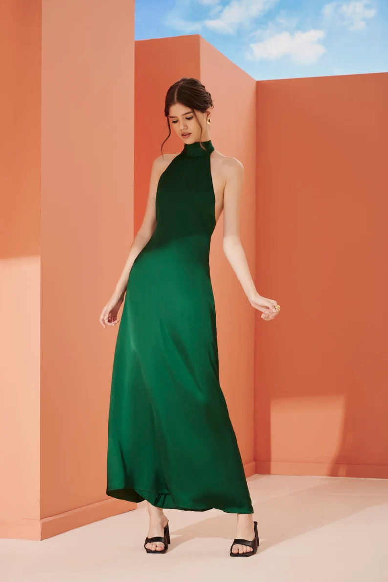 Bridesmaids Dress - Emerald Dress