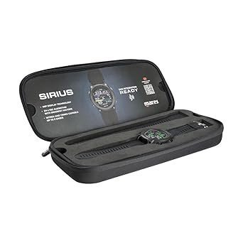 MARES Sirius Watch-Style Wrist Dive Computer for Recreational Divers | Underwater, Snorkeling/Scuba Diving Accessory, Black/Black