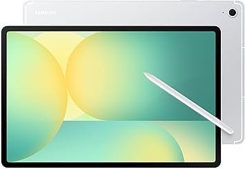 Samsung Galaxy Tab S10 FE 128GB WiFi Android Tablet, Large Display, Long Battery Life, Exynos 1580 Processor, IP68, S Pen for Note-Taking, US Version, 2 Yr Manufacturer Warranty, Silver