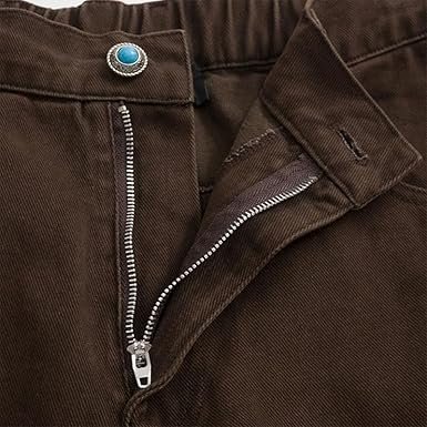 Men Spring Autumn Casual Suit Multiple Pockets Workwear Straight Leg Pants Suit Denim Jacket