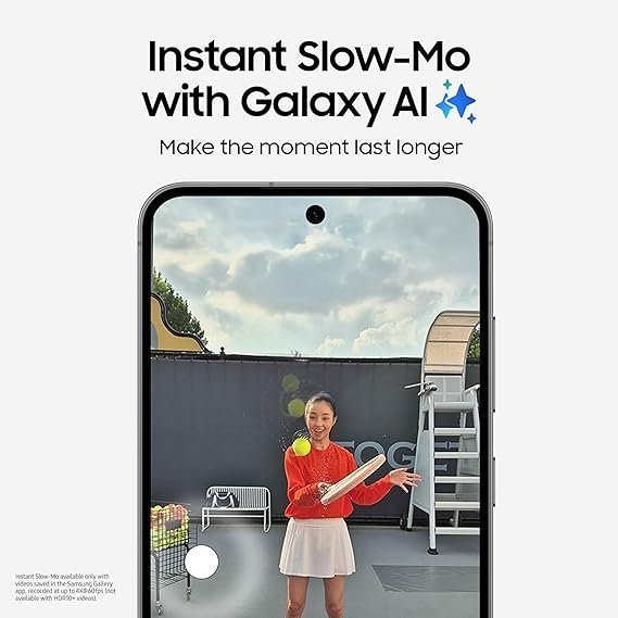 Samsung Galaxy S24 FE AI Phone, 256GB Unlocked Android Smartphone, High-Res 50MP Camera, Long Battery Life, AMOLED Bright Display, US Version, 2024, US 1 Yr Warranty, Blue