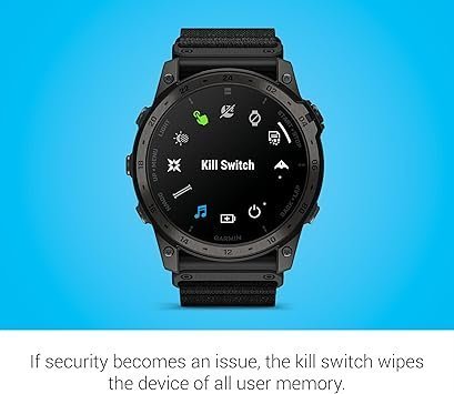 Garmin tactix® 7 – AMOLED Edition, Specialized Military and Tactical GPS Smartwatch, Adaptive AMOLED Display, Built-in Flashlight, Preloaded TopoActive Mapping