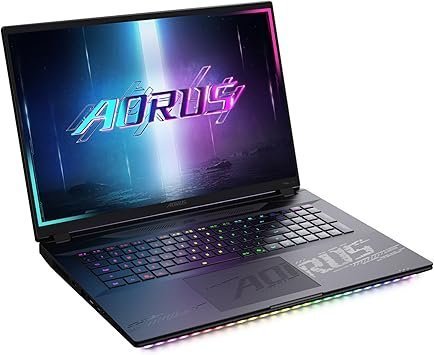 GIGABYTE AORUS MASTER 18 Gaming Laptop - 240Hz 2560x1600 Mini-LED - NVIDIA GeForce RTX 5090 - Intel Core Ultra 9 275HX - 2TB SSD with 64GB DDR5 RAM - Windows 11 Home AD (AORUS MASTER 18 BZH-C6USD45SH)