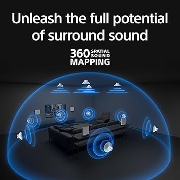 Sony BRAVIA Theater Quad 16-Speaker Home Theater Audio System with 4 Wireless Speakers, 360 Spatial Sound Mapping, Dolby Atmos/DTS:X Support, Room Calibration (HT-A9M2)