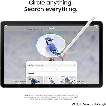 Samsung Galaxy Tab S10 FE 128GB WiFi Android Tablet, Large Display, Long Battery Life, Exynos 1580 Processor, IP68, S Pen for Note-Taking, US Version, 2 Yr Manufacturer Warranty, Silver