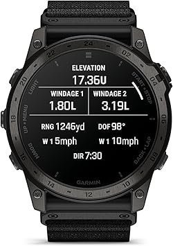 Garmin tactix® 7 – AMOLED Edition, Specialized Military and Tactical GPS Smartwatch, Adaptive AMOLED Display, Built-in Flashlight, Preloaded TopoActive Mapping