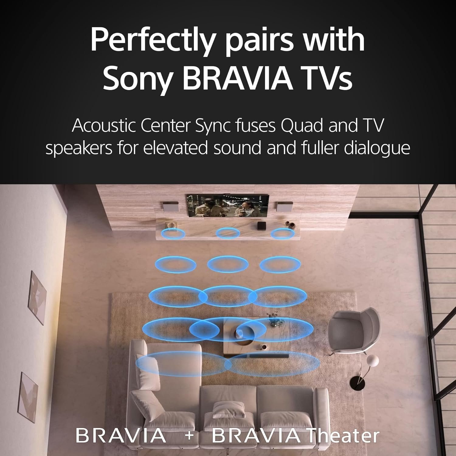 Sony BRAVIA Theater Quad 16-Speaker Home Theater Audio System with 4 Wireless Speakers, 360 Spatial Sound Mapping, Dolby Atmos/DTS:X Support, Room Calibration (HT-A9M2)