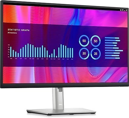 Dell P2423DE 23.8" QHD WLED LCD Monitor - 16:9 - Black, Silver