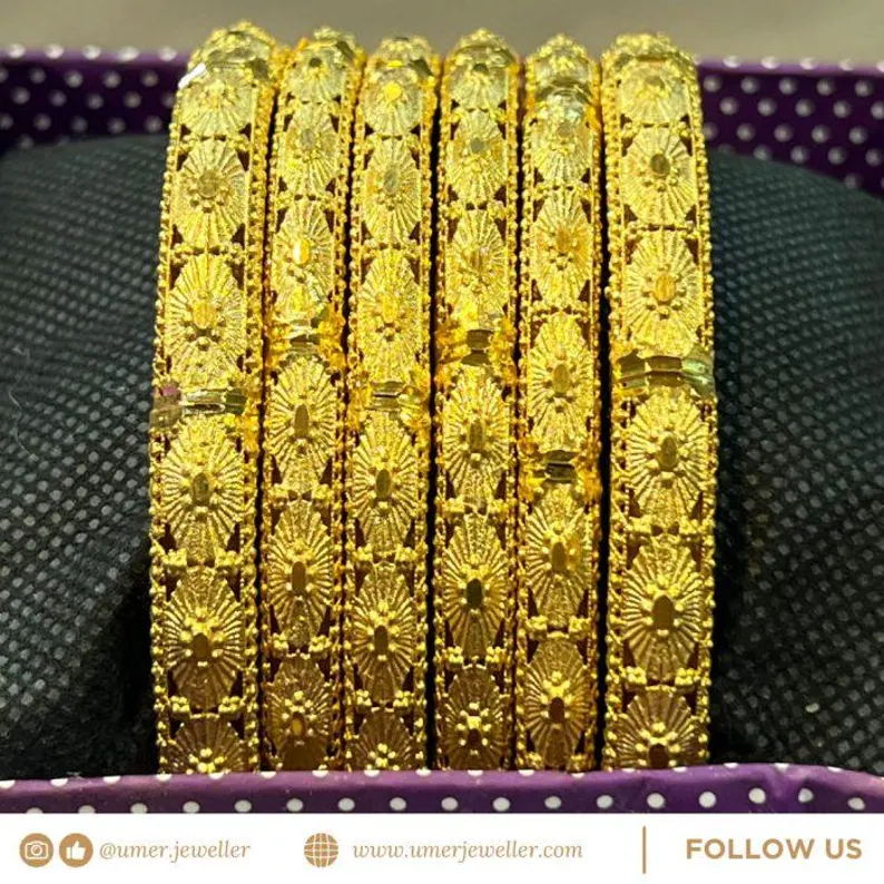 24K Gold Plated Bangles