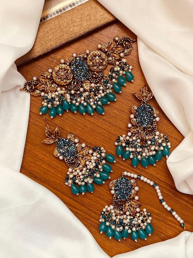 Gold Plated Kundan Necklace