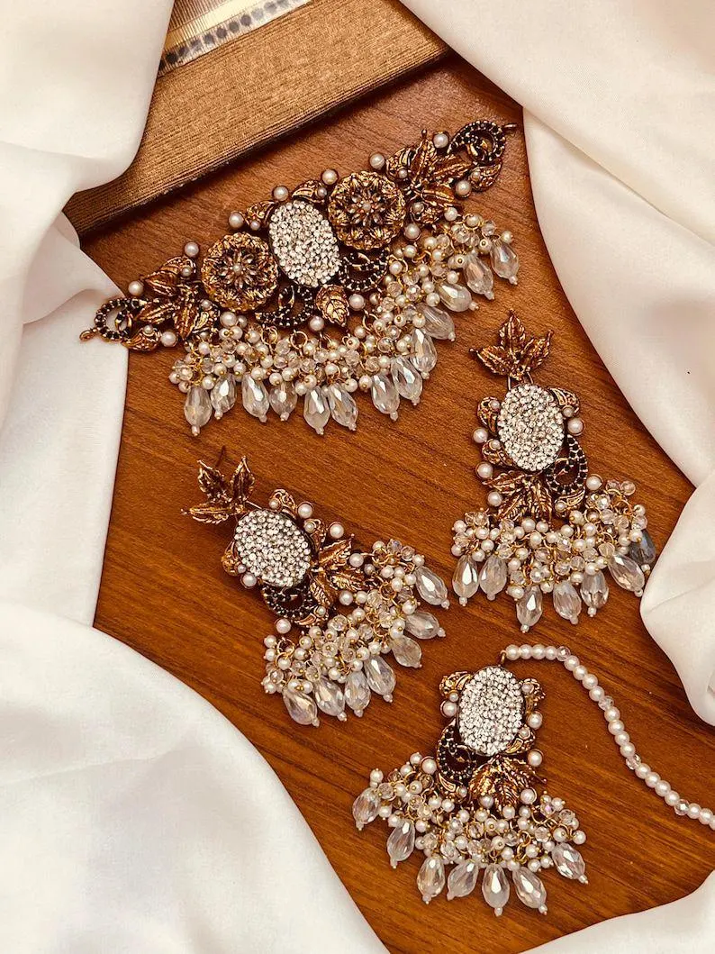 Gold Plated Kundan Necklace